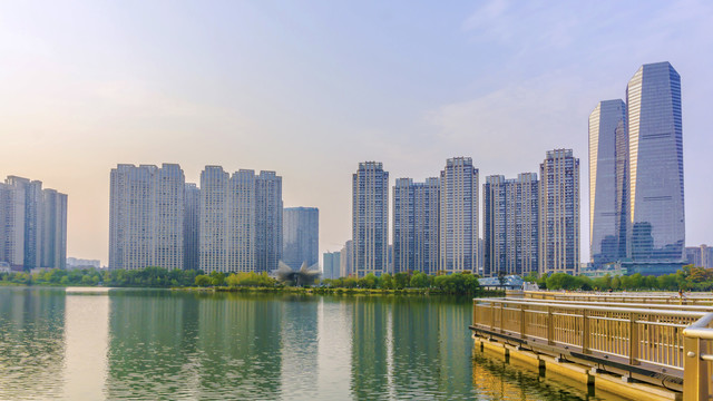 梅溪湖畔建筑美
