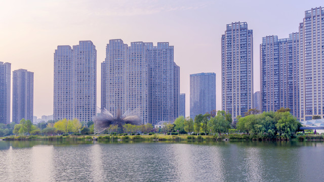 梅溪湖畔建筑群