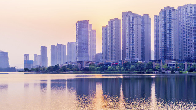 梅溪湖畔建筑