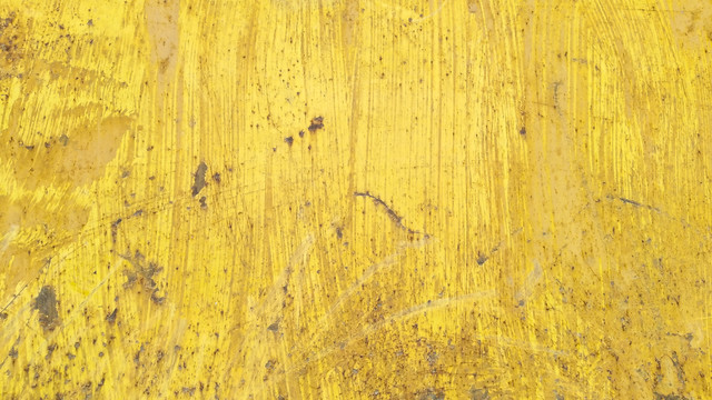 黄色油漆划痕