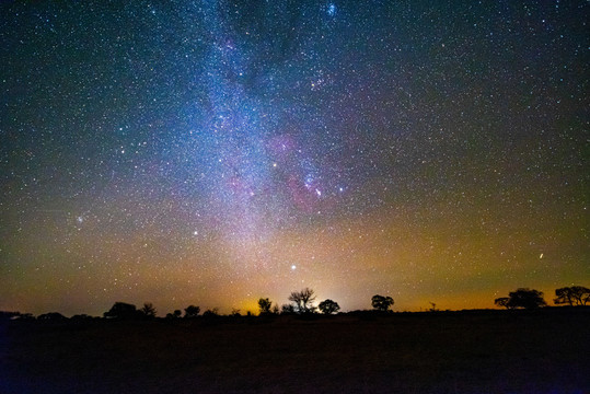 达里诺尔湖星空