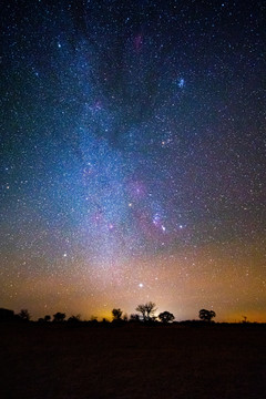 达里诺尔湖星空