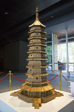 南京大报恩寺琉璃塔模型