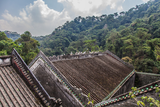 广州清远飞霞山风景