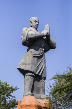 少林寺武僧雕塑