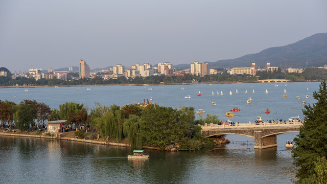 玄武湖全景