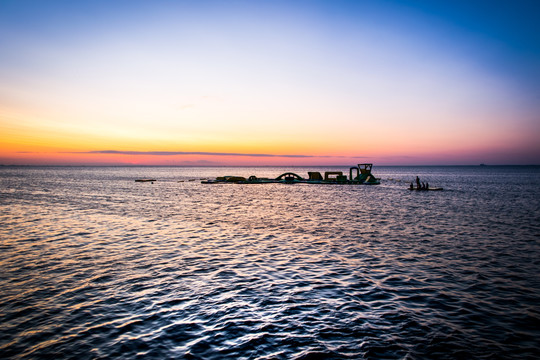 夏季的海岸