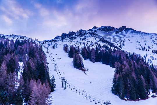 阿尔卑斯雪山