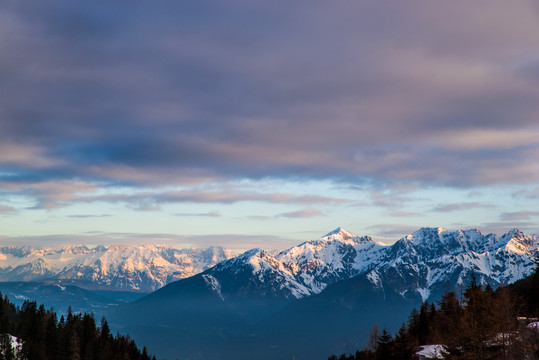 阿尔卑斯雪山