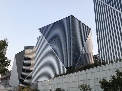 现代城市建筑局部