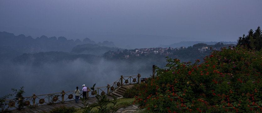 远眺十九峰