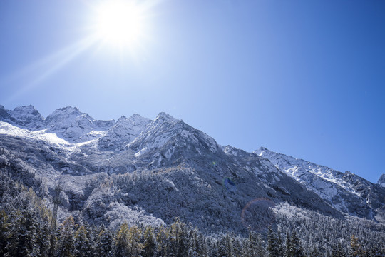 川西雪山高原风光