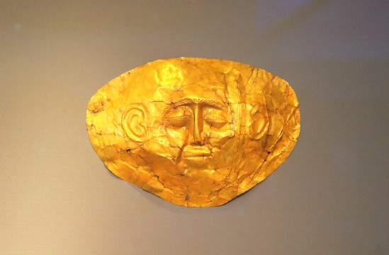 希腊国家考古博物馆黄金面具