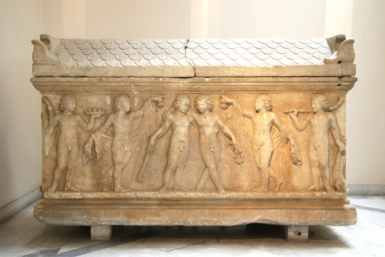 希腊国家考古博物馆棺椁浮雕