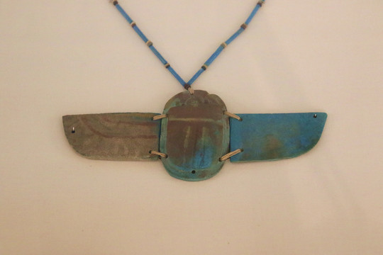古埃及文物圣甲虫首饰