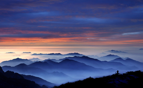 黄山日出