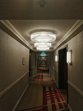 星级酒店过道走廊