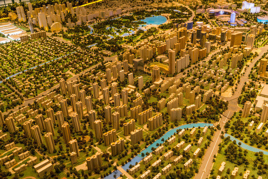 上海城市建筑模型