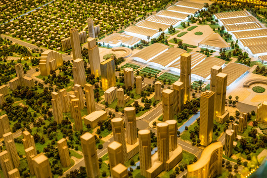 上海城市建筑模型