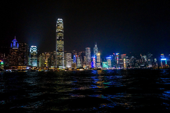 香港维多利亚港夜景