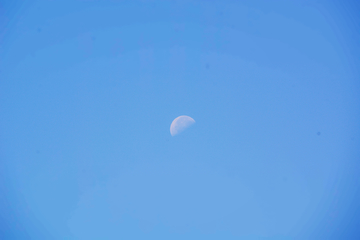 白天的月亮