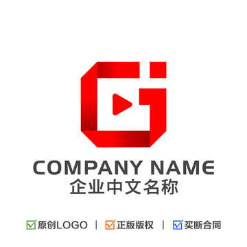 字母GJ组合标志