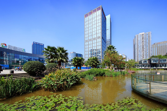 重庆财富中心湖滨商业区