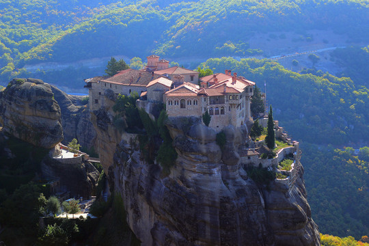 希腊迈泰奥拉天空之城修道院