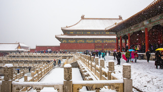 故宫雪景