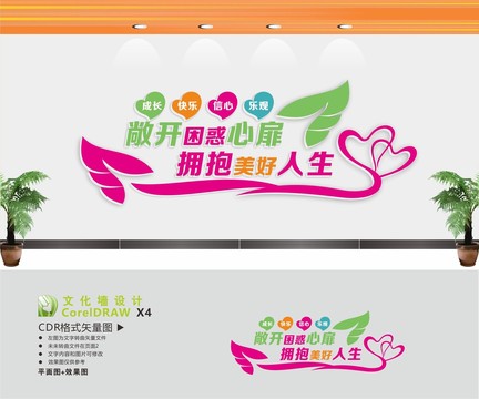心灵咨询室文化墙