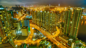 澳门香港夜景