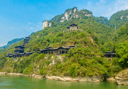 瞿塘峡巫峡西陵峡三峡风光