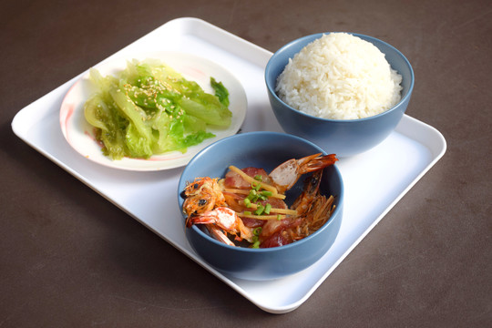 海虾饭