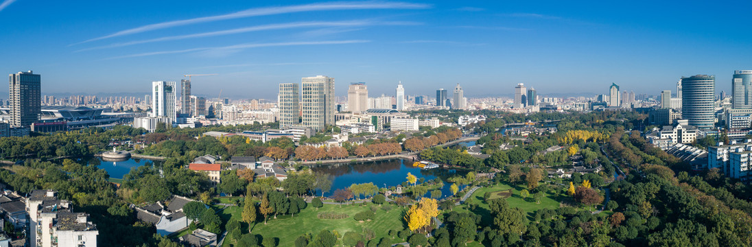 宁波月湖公园全景