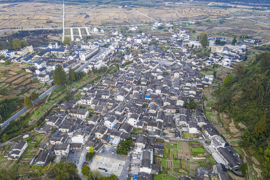 黄山区郭村航拍