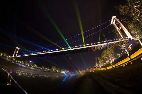 自贡东兴寺夜景