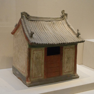 明代彩绘陶建筑模型