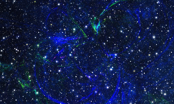 蓝色星空