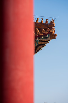 北京故宫古建筑景观