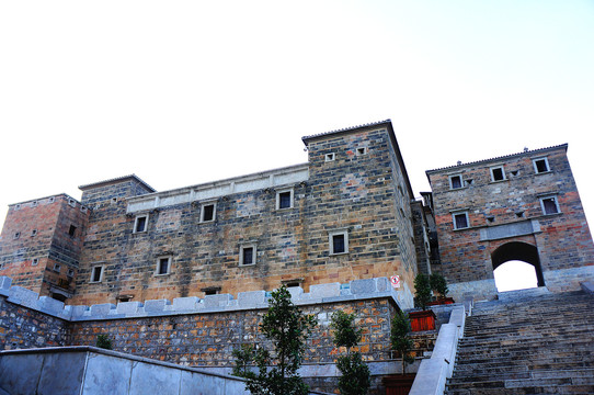 红河县马帮古城城堡法国式建筑