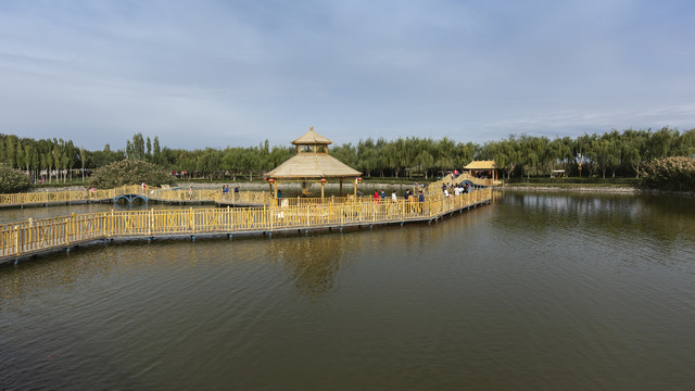 博斯腾湖景观