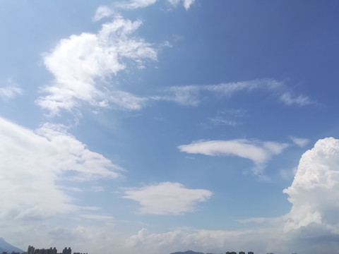 蓝天白云