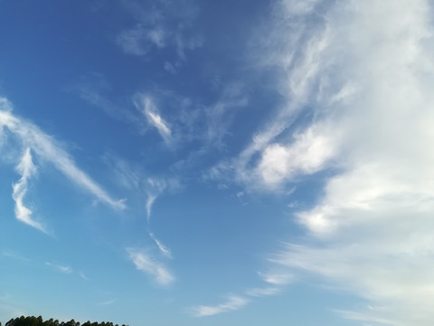 蓝天白云