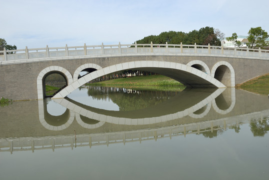 荆州园博园石桥