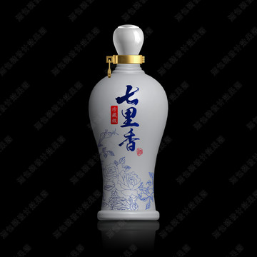七里香酒白瓷酒瓶