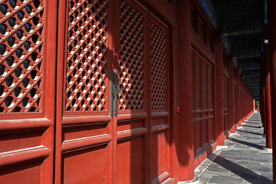 北京太庙走廊
