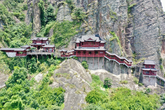 建德大慈岩江南悬空寺