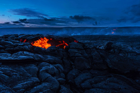 美国夏威夷火山岛