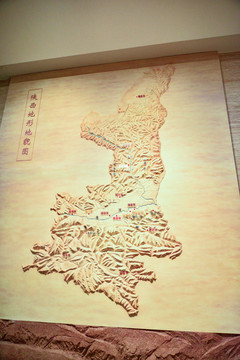 陕西地形地貌图