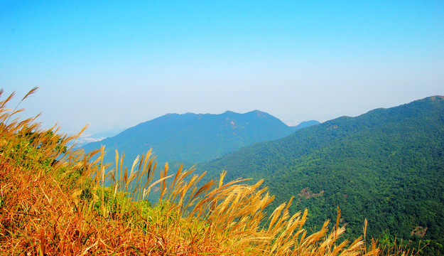 山峦秋色